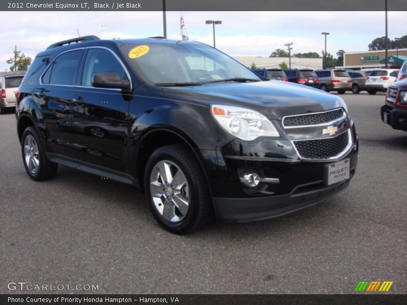 Black / Jet Black 2012 Chevrolet Equinox LT