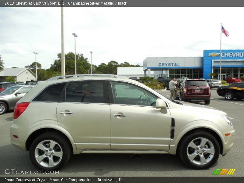 Champagne Silver Metallic / Black 2013 Chevrolet Captiva Sport LTZ