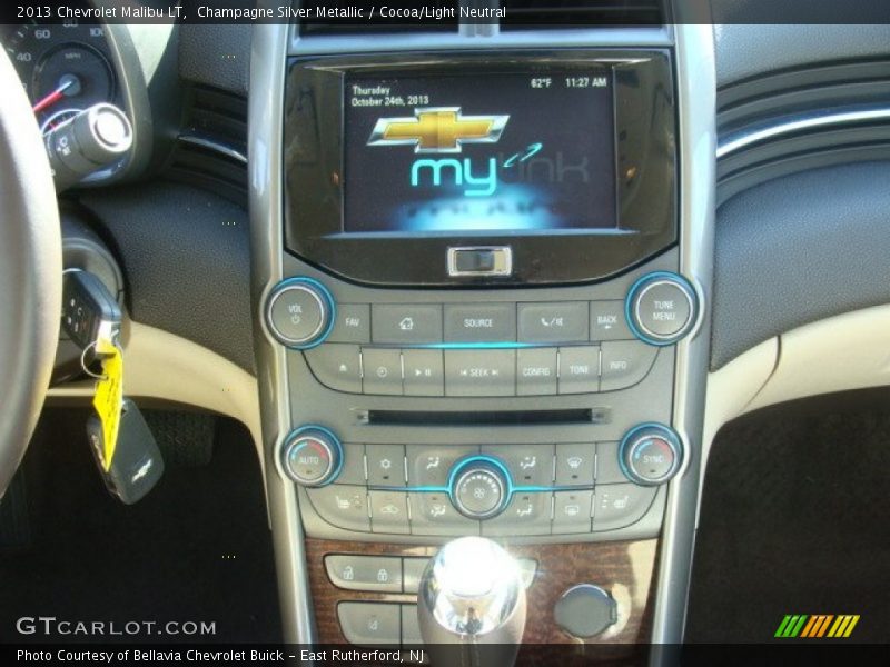 Champagne Silver Metallic / Cocoa/Light Neutral 2013 Chevrolet Malibu LT