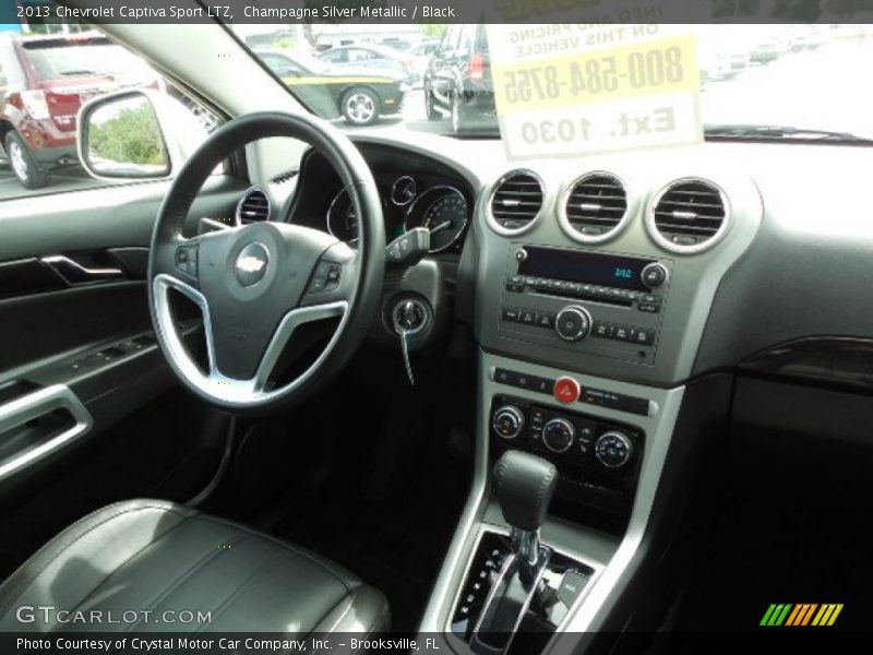 Champagne Silver Metallic / Black 2013 Chevrolet Captiva Sport LTZ