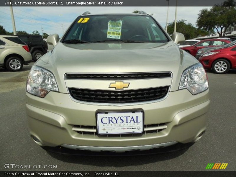 Champagne Silver Metallic / Black 2013 Chevrolet Captiva Sport LTZ