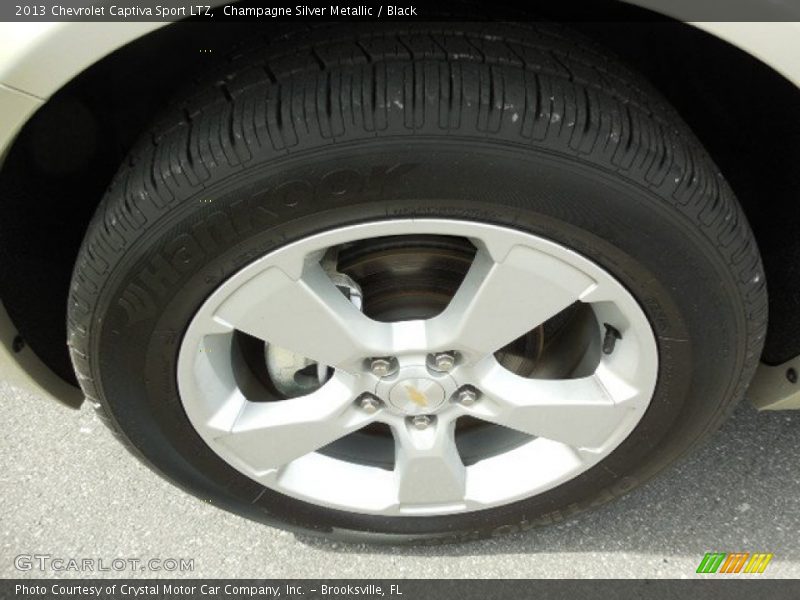 Champagne Silver Metallic / Black 2013 Chevrolet Captiva Sport LTZ
