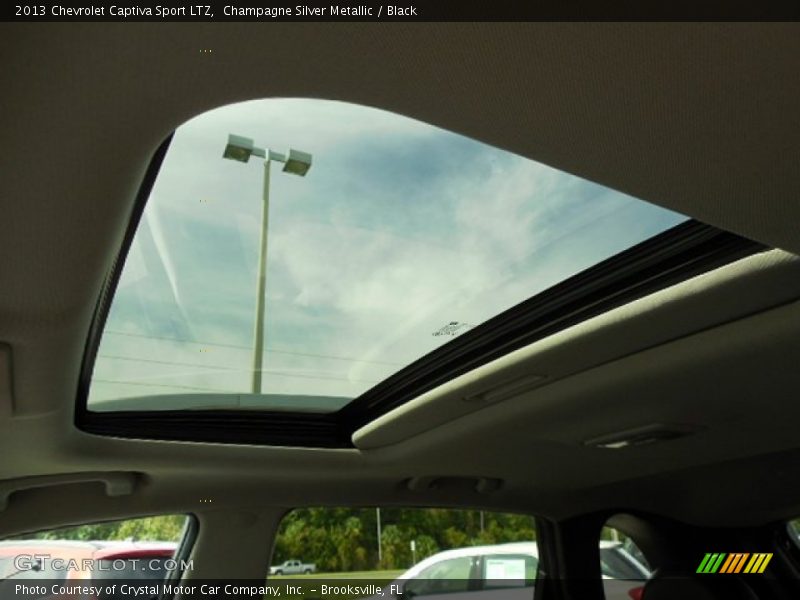 Champagne Silver Metallic / Black 2013 Chevrolet Captiva Sport LTZ