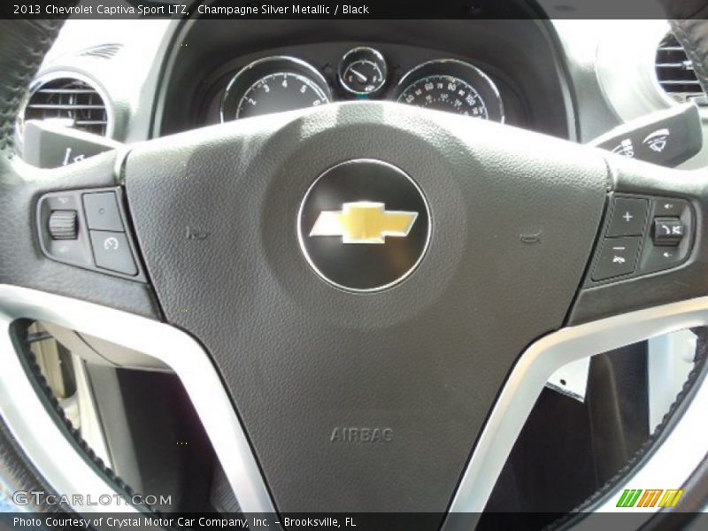 Champagne Silver Metallic / Black 2013 Chevrolet Captiva Sport LTZ