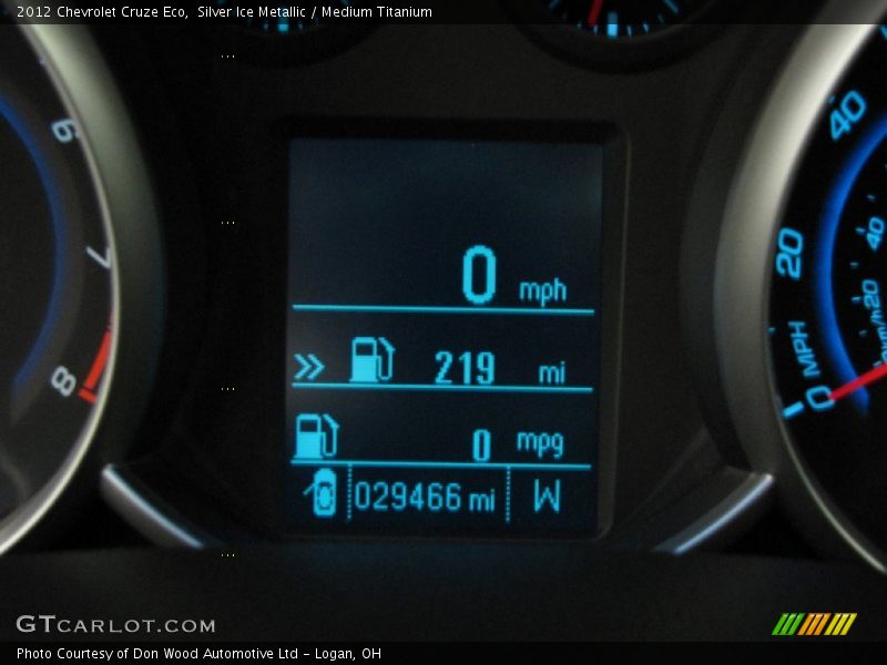Silver Ice Metallic / Medium Titanium 2012 Chevrolet Cruze Eco