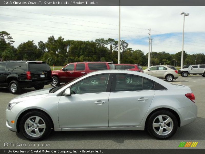 Silver Ice Metallic / Medium Titanium 2013 Chevrolet Cruze LT