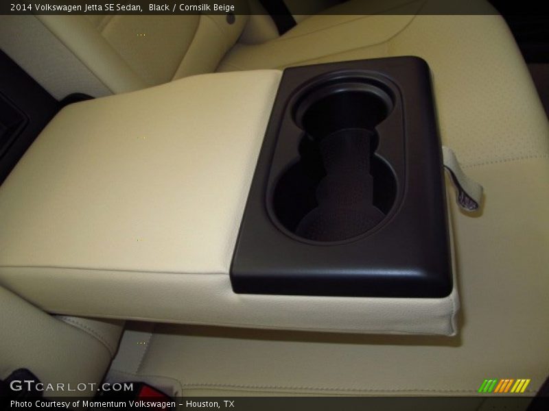 Black / Cornsilk Beige 2014 Volkswagen Jetta SE Sedan