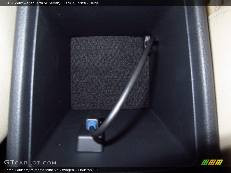 Black / Cornsilk Beige 2014 Volkswagen Jetta SE Sedan