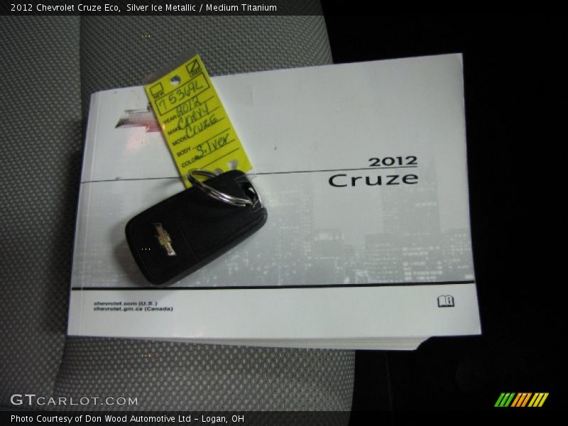 Silver Ice Metallic / Medium Titanium 2012 Chevrolet Cruze Eco