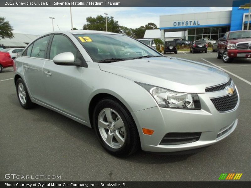 Silver Ice Metallic / Medium Titanium 2013 Chevrolet Cruze LT