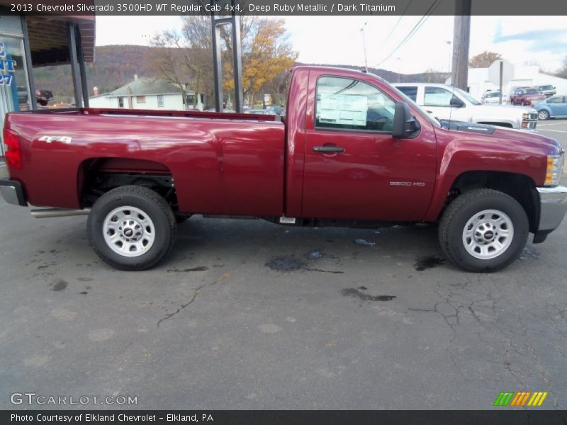  2013 Silverado 3500HD WT Regular Cab 4x4 Deep Ruby Metallic