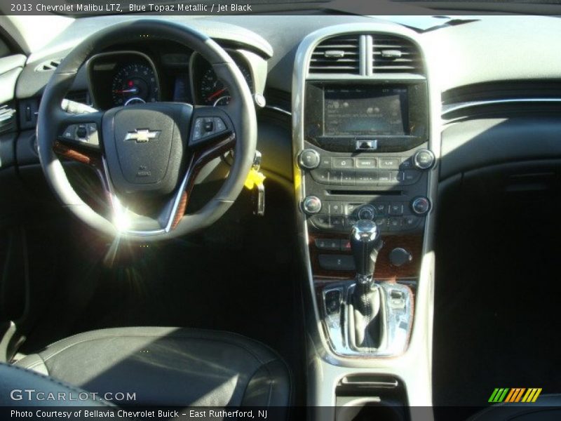 Blue Topaz Metallic / Jet Black 2013 Chevrolet Malibu LTZ