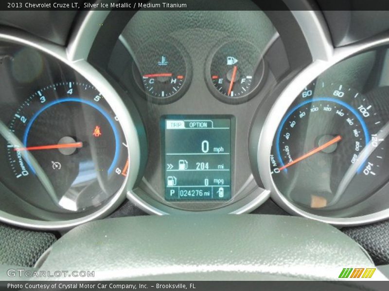 Silver Ice Metallic / Medium Titanium 2013 Chevrolet Cruze LT