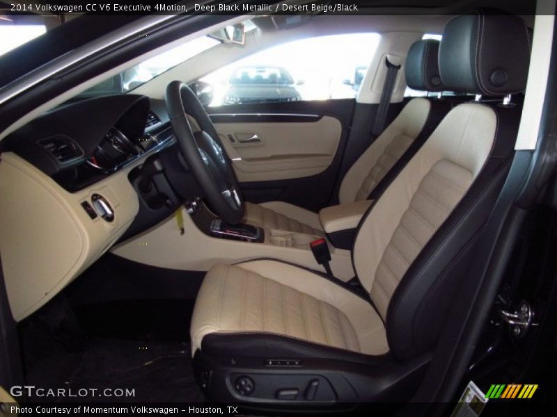  2014 CC V6 Executive 4Motion Desert Beige/Black Interior