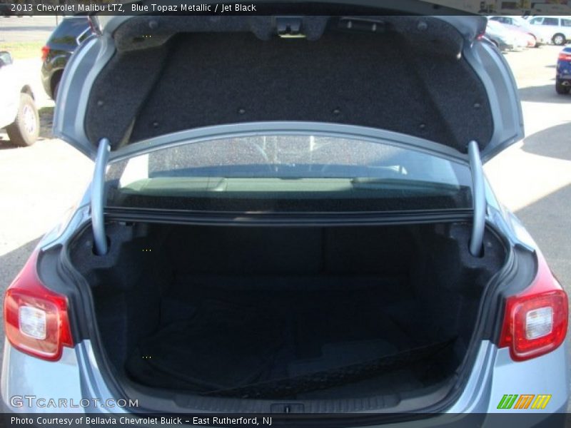 Blue Topaz Metallic / Jet Black 2013 Chevrolet Malibu LTZ