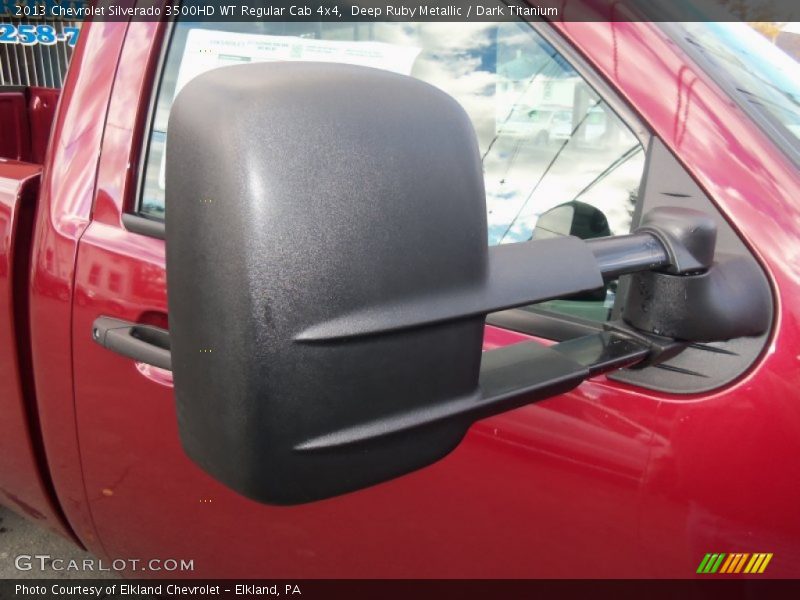 Deep Ruby Metallic / Dark Titanium 2013 Chevrolet Silverado 3500HD WT Regular Cab 4x4