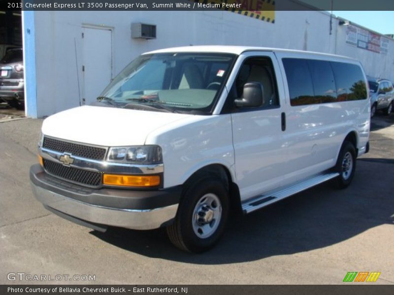 Summit White / Medium Pewter 2013 Chevrolet Express LT 3500 Passenger Van