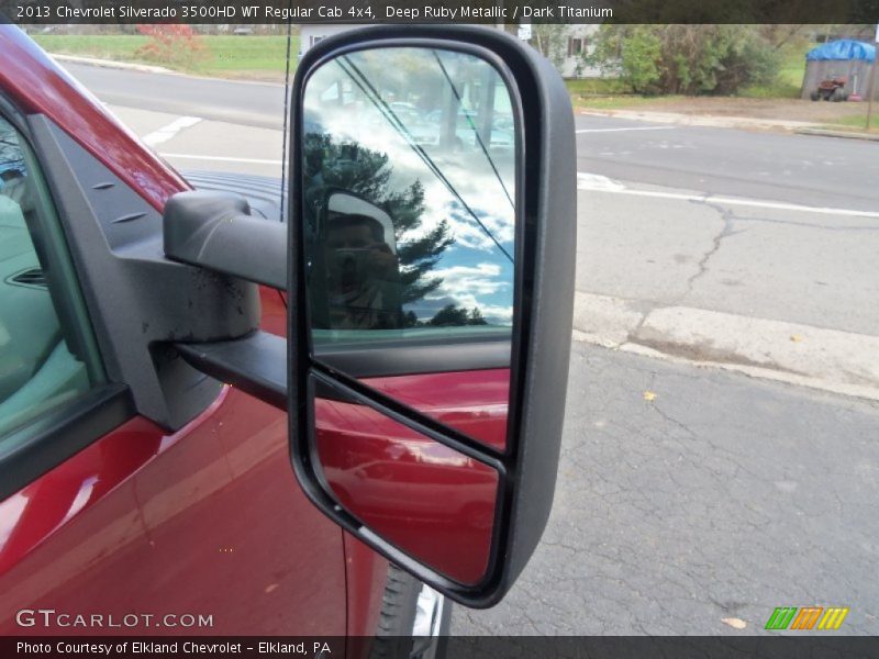 Deep Ruby Metallic / Dark Titanium 2013 Chevrolet Silverado 3500HD WT Regular Cab 4x4
