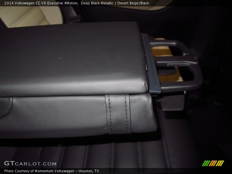 Deep Black Metallic / Desert Beige/Black 2014 Volkswagen CC V6 Executive 4Motion
