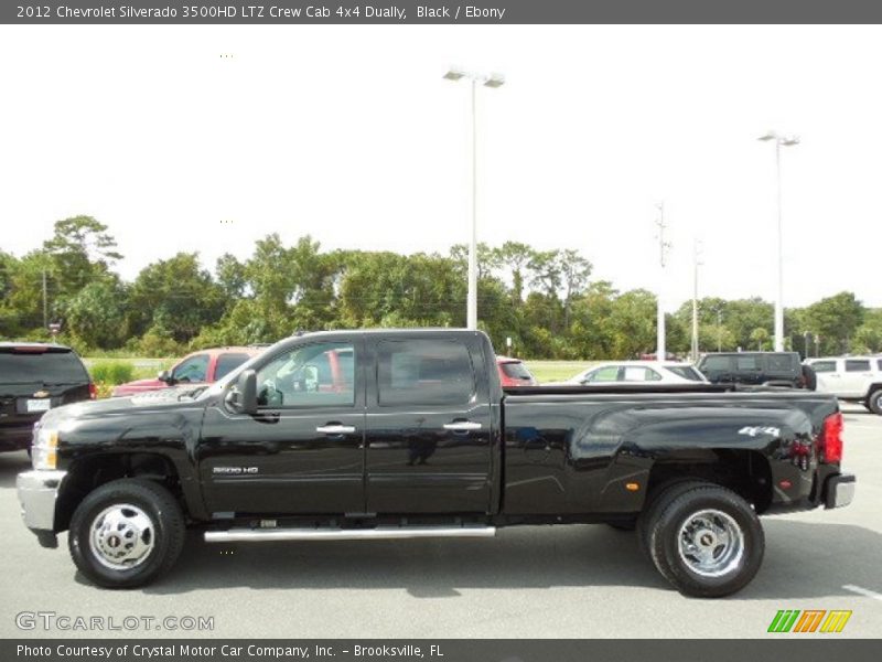 Black / Ebony 2012 Chevrolet Silverado 3500HD LTZ Crew Cab 4x4 Dually