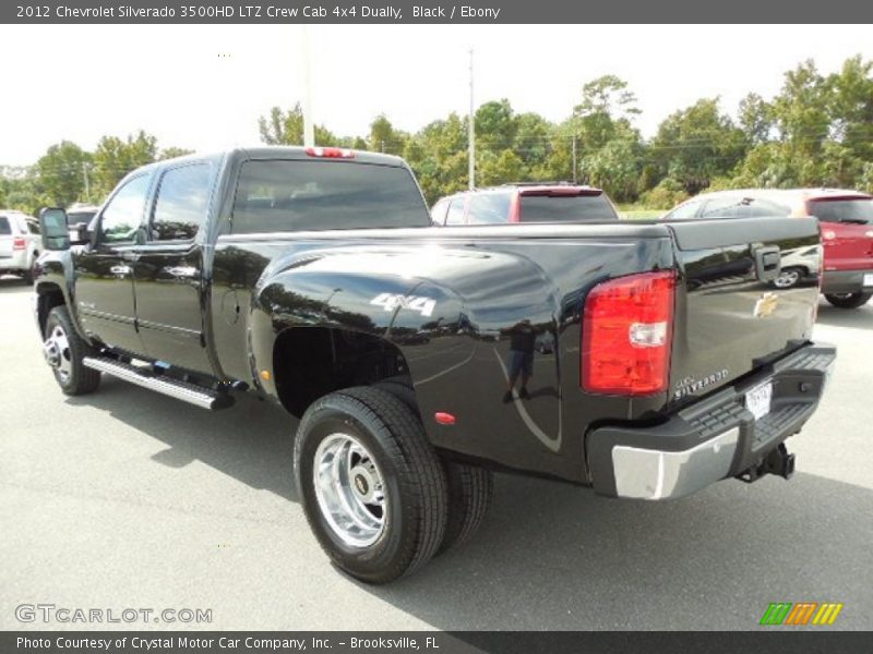 Black / Ebony 2012 Chevrolet Silverado 3500HD LTZ Crew Cab 4x4 Dually