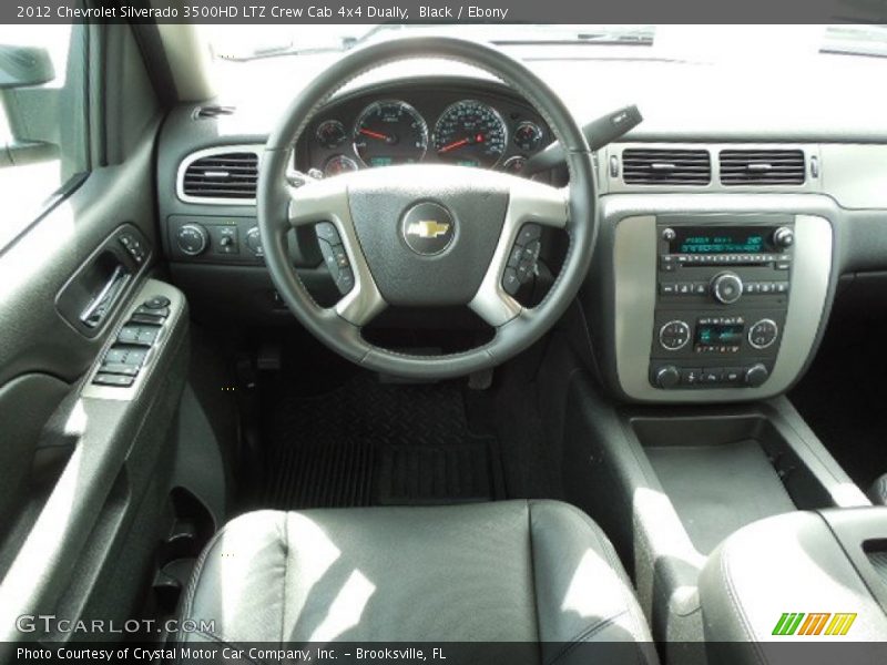 Black / Ebony 2012 Chevrolet Silverado 3500HD LTZ Crew Cab 4x4 Dually