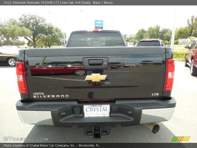 Black / Ebony 2012 Chevrolet Silverado 3500HD LTZ Crew Cab 4x4 Dually