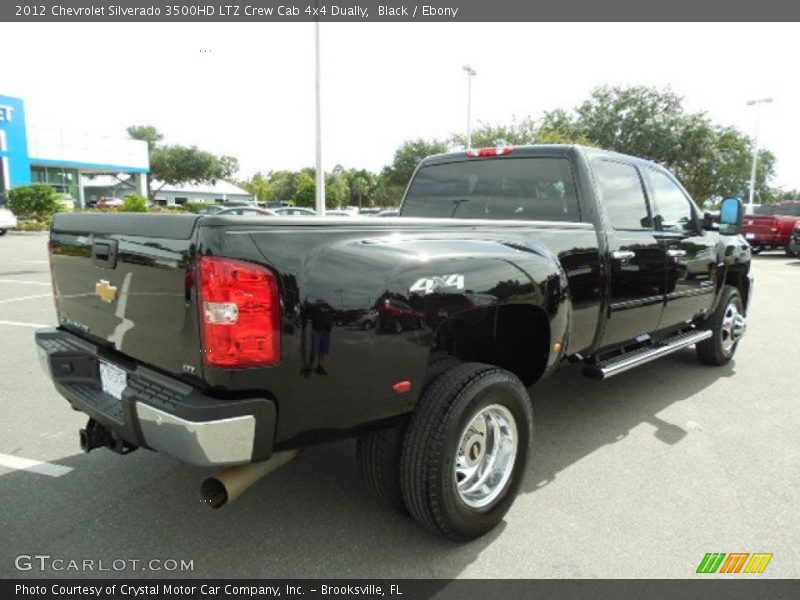 Black / Ebony 2012 Chevrolet Silverado 3500HD LTZ Crew Cab 4x4 Dually