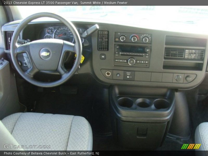 Summit White / Medium Pewter 2013 Chevrolet Express LT 3500 Passenger Van
