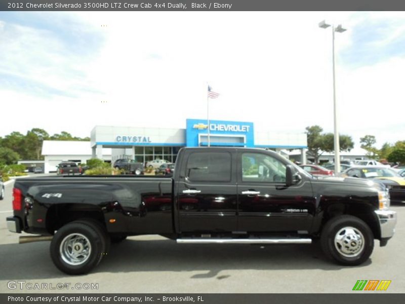 Black / Ebony 2012 Chevrolet Silverado 3500HD LTZ Crew Cab 4x4 Dually