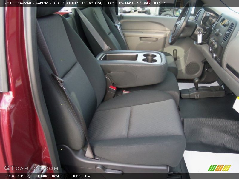 Deep Ruby Metallic / Dark Titanium 2013 Chevrolet Silverado 3500HD WT Regular Cab 4x4