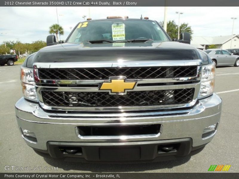 Black / Ebony 2012 Chevrolet Silverado 3500HD LTZ Crew Cab 4x4 Dually
