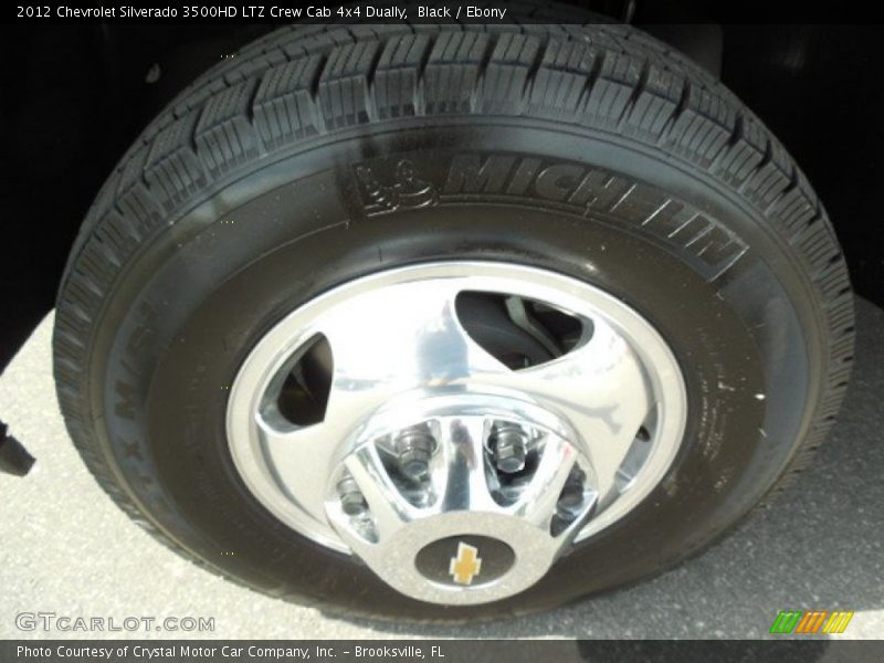 Black / Ebony 2012 Chevrolet Silverado 3500HD LTZ Crew Cab 4x4 Dually