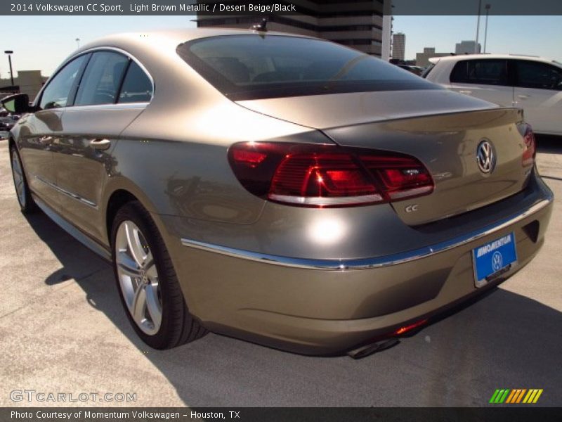 Light Brown Metallic / Desert Beige/Black 2014 Volkswagen CC Sport