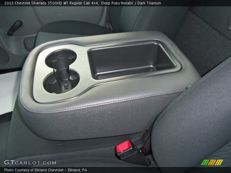 Deep Ruby Metallic / Dark Titanium 2013 Chevrolet Silverado 3500HD WT Regular Cab 4x4