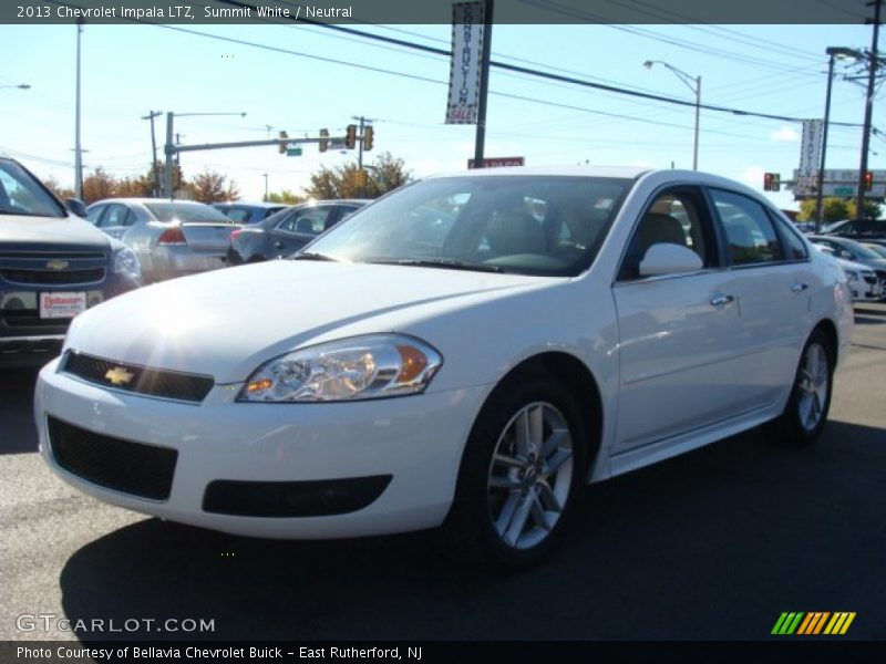 Summit White / Neutral 2013 Chevrolet Impala LTZ