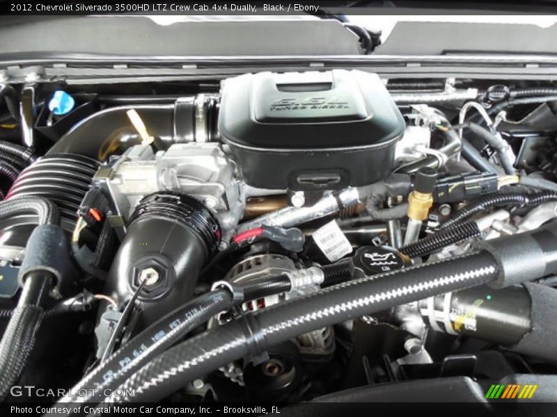 Black / Ebony 2012 Chevrolet Silverado 3500HD LTZ Crew Cab 4x4 Dually