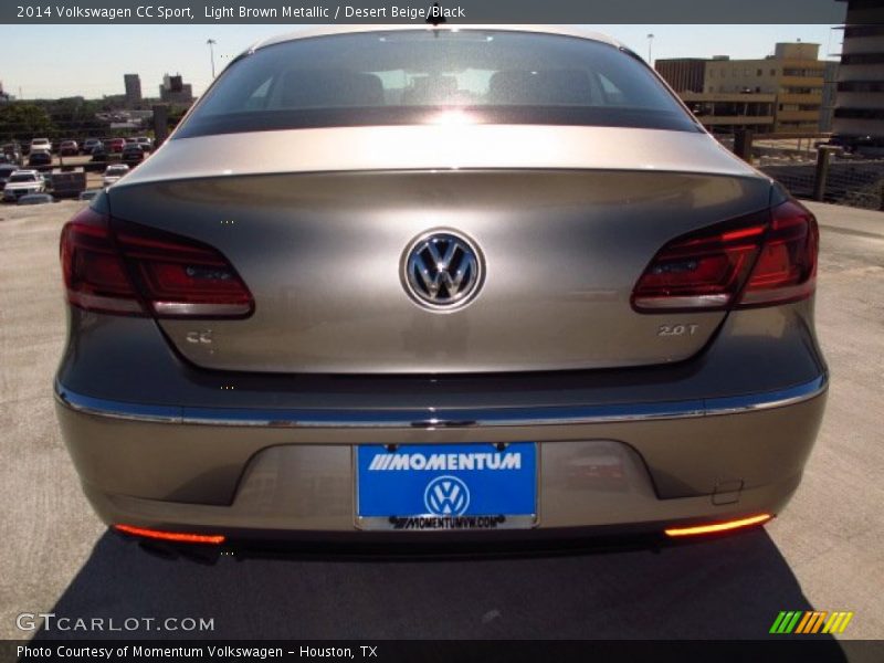 Light Brown Metallic / Desert Beige/Black 2014 Volkswagen CC Sport