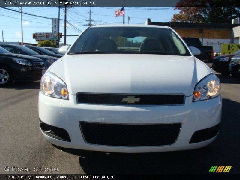 Summit White / Neutral 2013 Chevrolet Impala LTZ