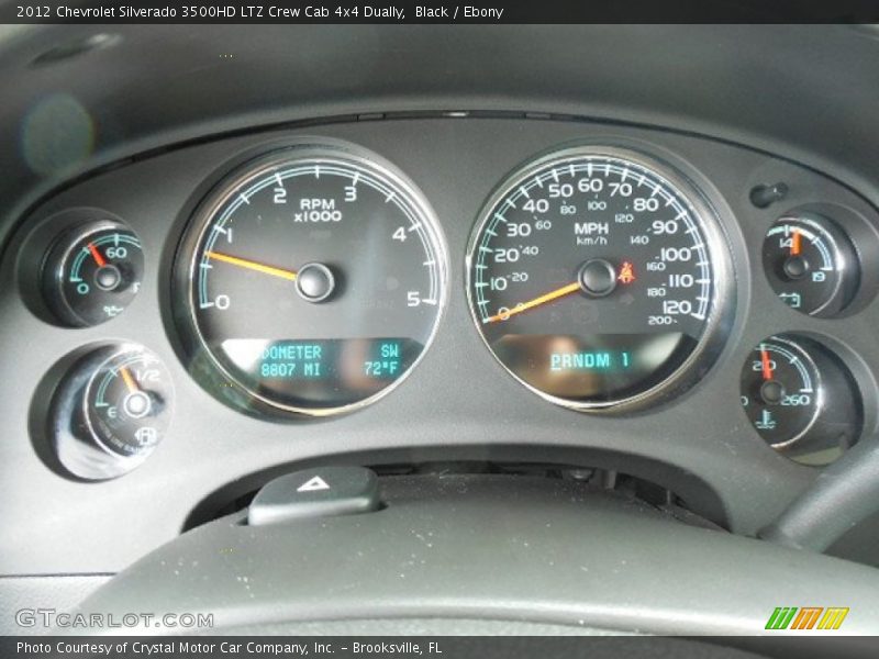 Black / Ebony 2012 Chevrolet Silverado 3500HD LTZ Crew Cab 4x4 Dually