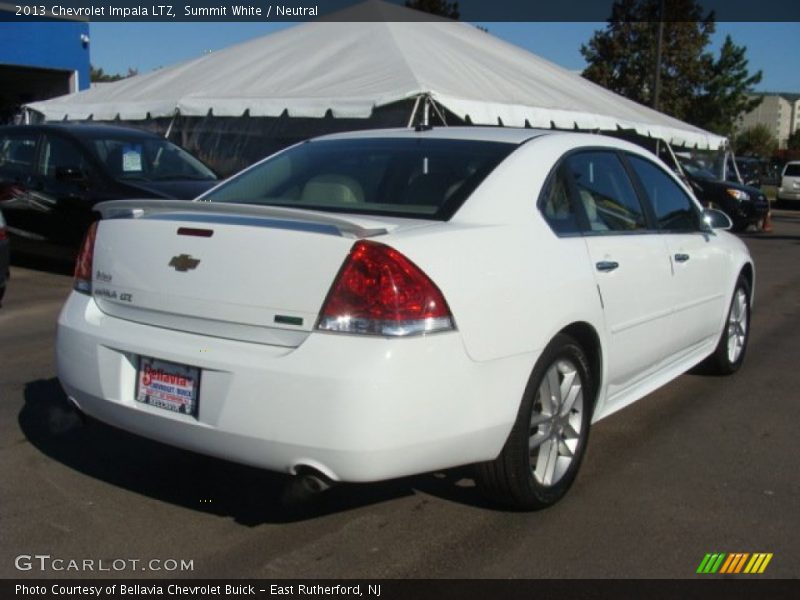 Summit White / Neutral 2013 Chevrolet Impala LTZ
