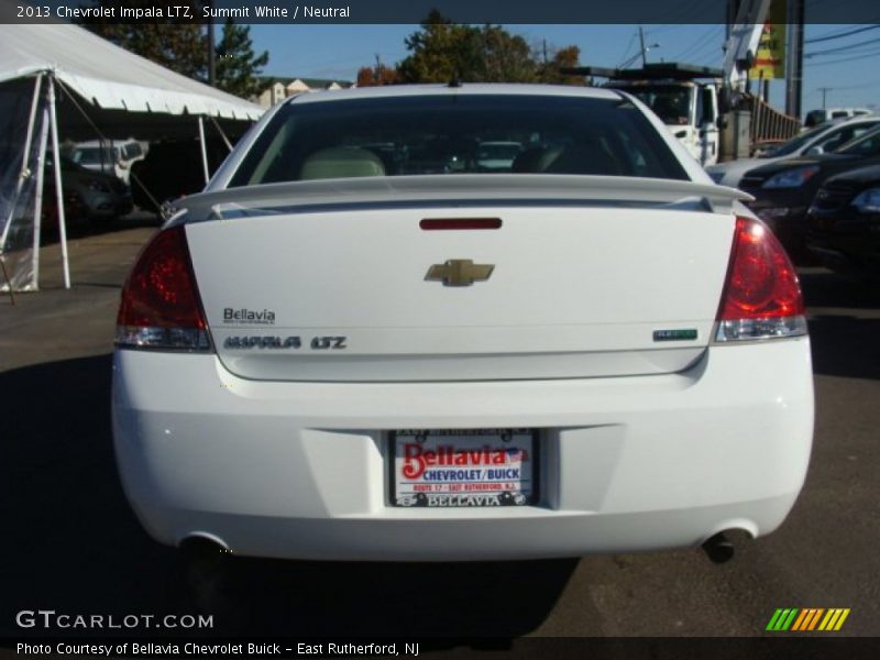 Summit White / Neutral 2013 Chevrolet Impala LTZ