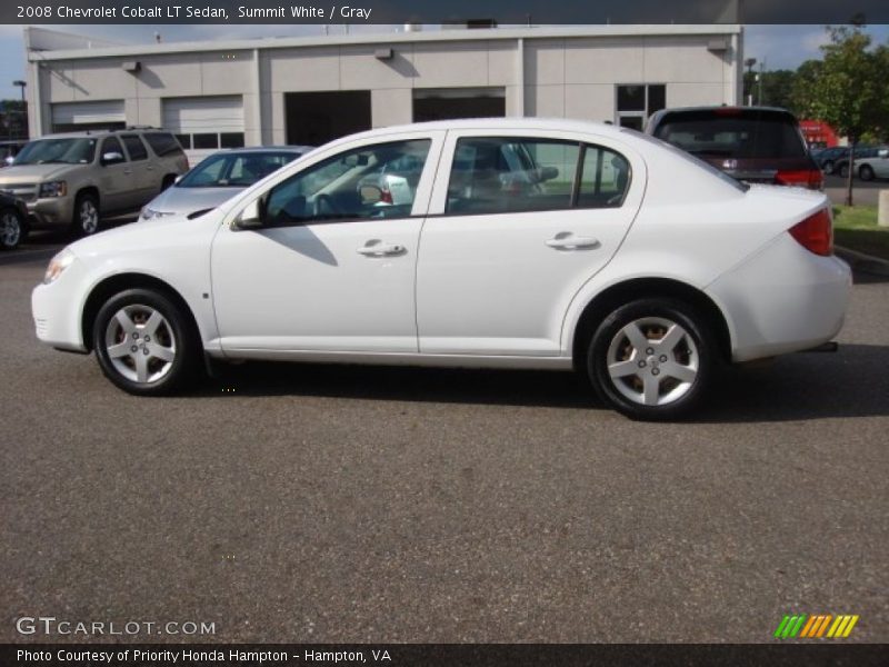 Summit White / Gray 2008 Chevrolet Cobalt LT Sedan