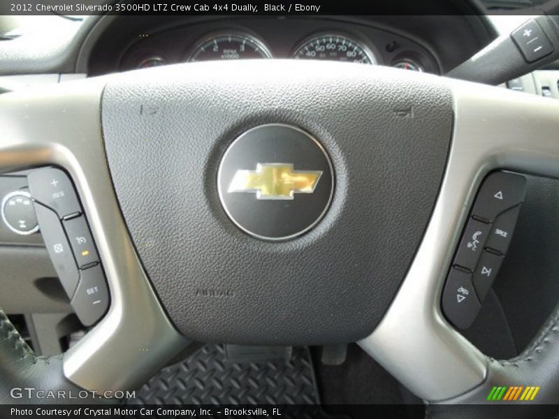 Black / Ebony 2012 Chevrolet Silverado 3500HD LTZ Crew Cab 4x4 Dually