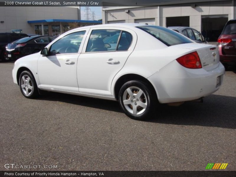 Summit White / Gray 2008 Chevrolet Cobalt LT Sedan