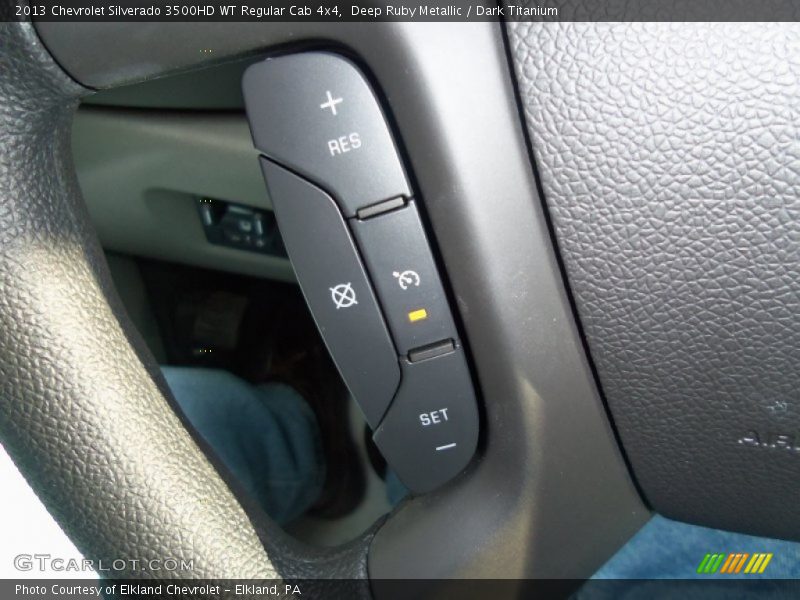 Deep Ruby Metallic / Dark Titanium 2013 Chevrolet Silverado 3500HD WT Regular Cab 4x4