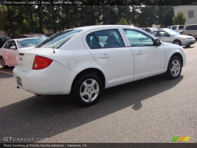 Summit White / Gray 2008 Chevrolet Cobalt LT Sedan