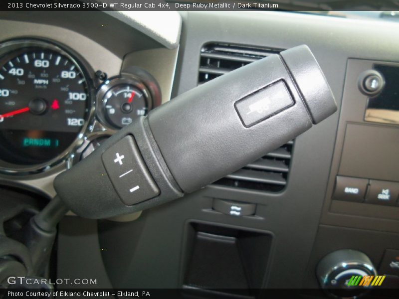 Deep Ruby Metallic / Dark Titanium 2013 Chevrolet Silverado 3500HD WT Regular Cab 4x4