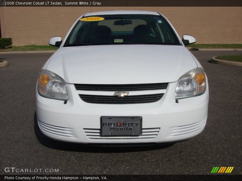 Summit White / Gray 2008 Chevrolet Cobalt LT Sedan