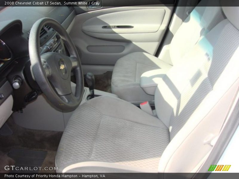 Summit White / Gray 2008 Chevrolet Cobalt LT Sedan